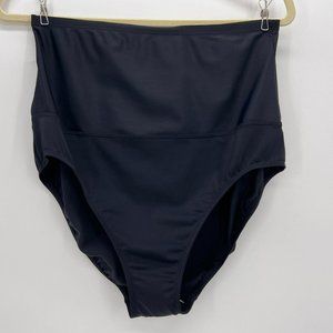 NWT Island Escape Control Pant Black Bikini Bottom